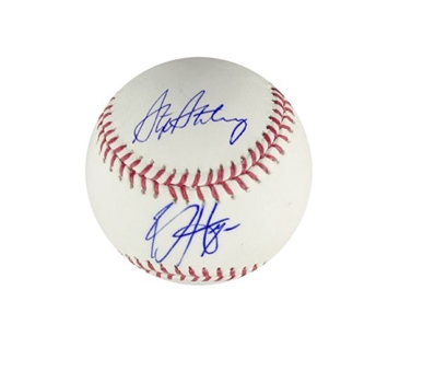 Stephen Strasburg & Bryce Harper Dual Signed Official Major League Baseball
